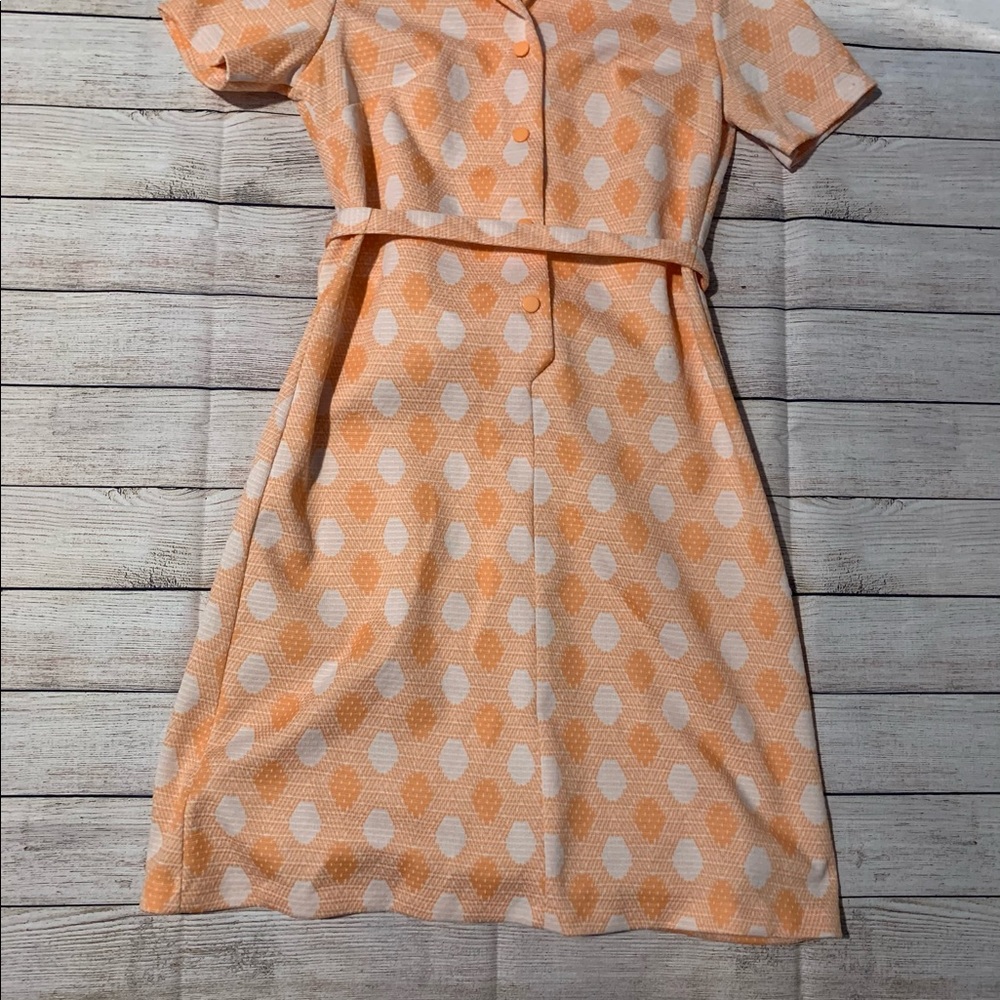 🔥Host pick🔥Vintage coral polka dot dress - Picture 6 of 16
